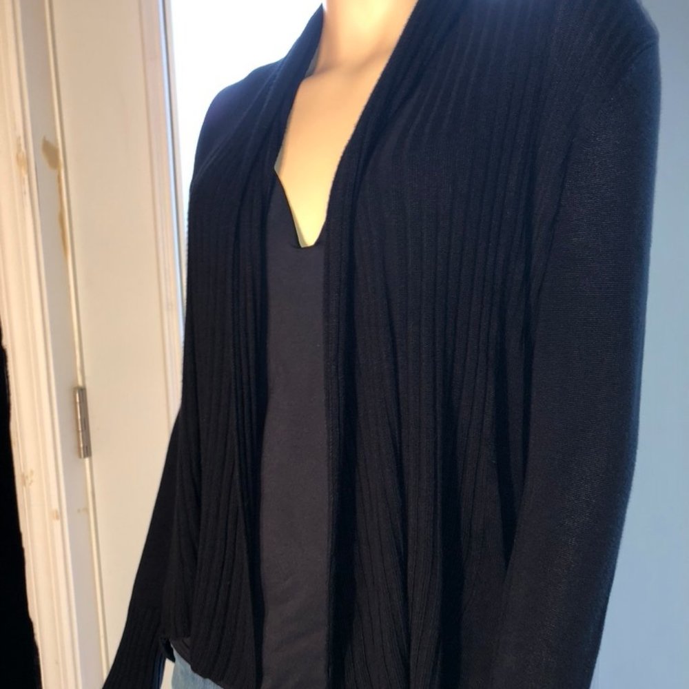 Black Cardigan Sweater